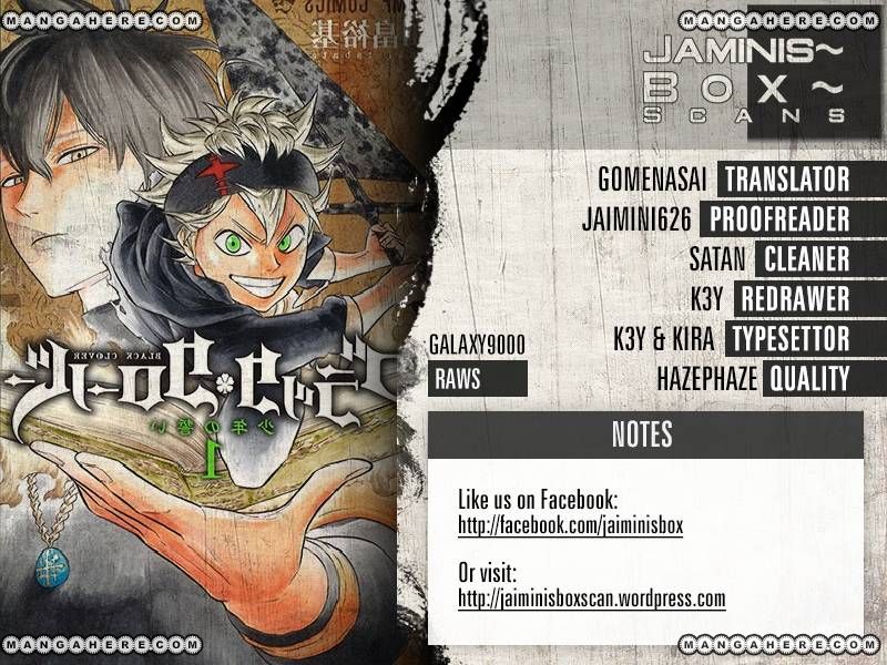 Read Black Clover EN Manga Online