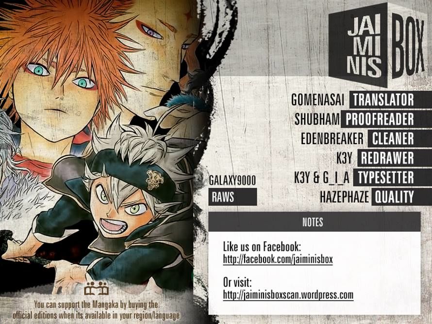 Read Black Clover EN Manga Online