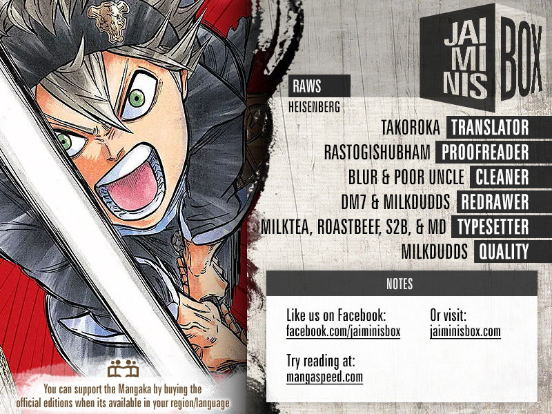 Read Black Clover EN Manga Online