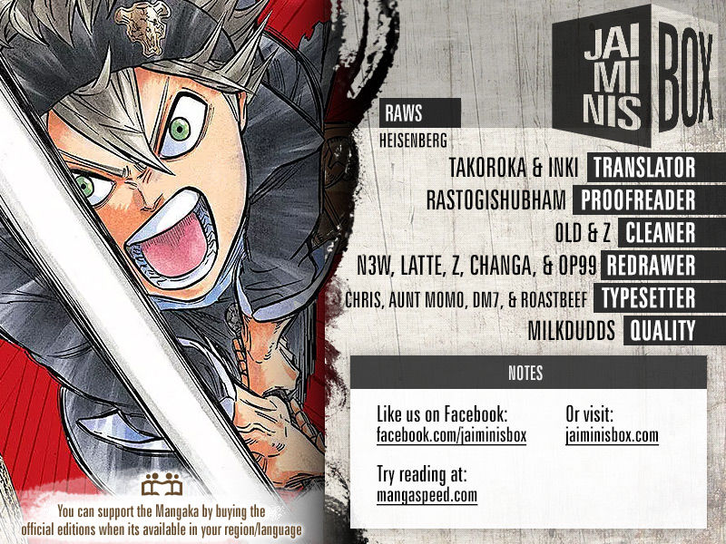 Read Black Clover EN Manga Online