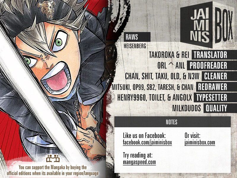 Read Black Clover EN Manga Online