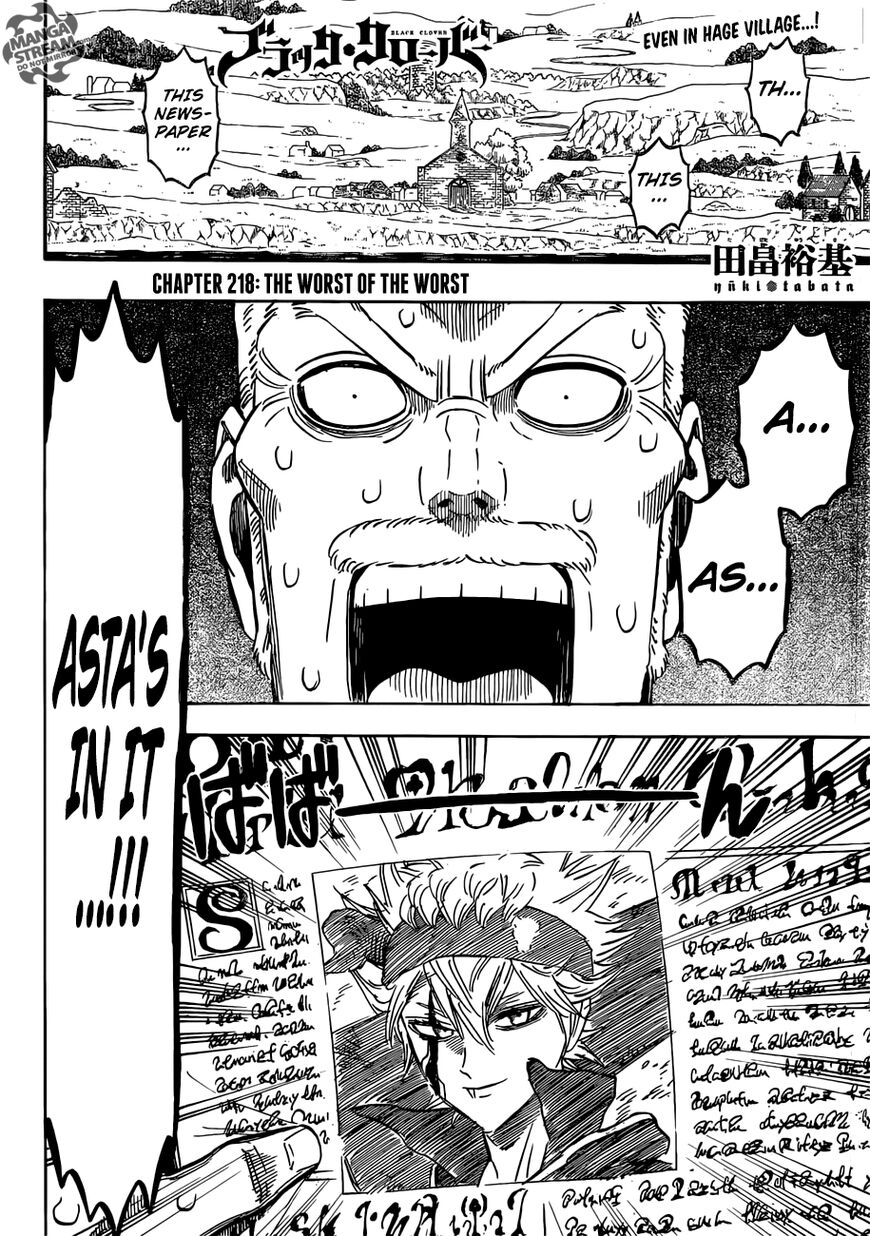 Read Black Clover EN Manga Online