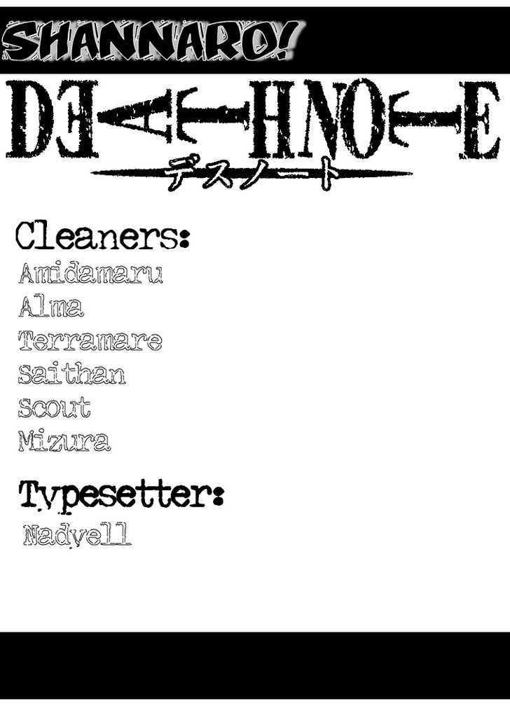 Read Death Note EN Manga Online