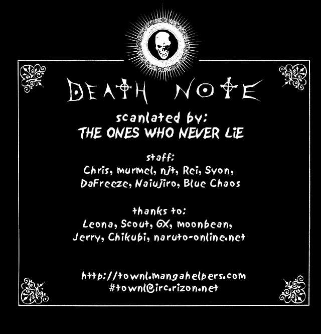 Read Death Note EN Manga Online