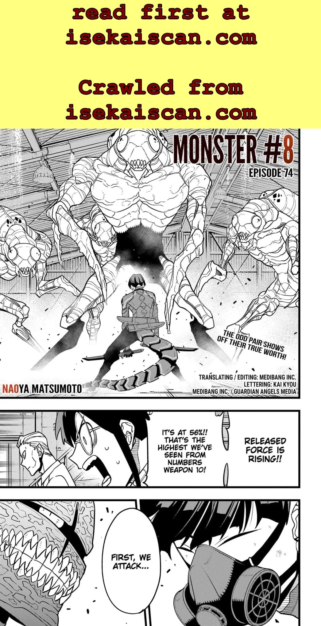 Read Kaiju No. 8 EN Manga Online