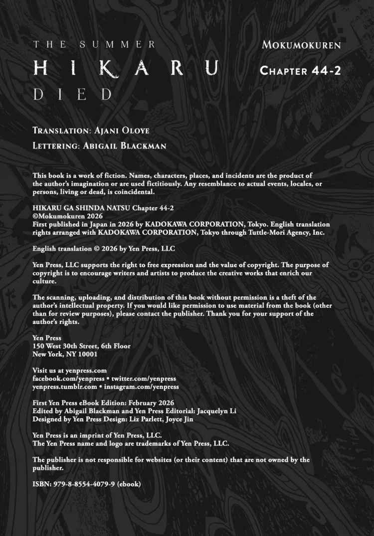 Read The Summer Hikaru Died EN Manga Online