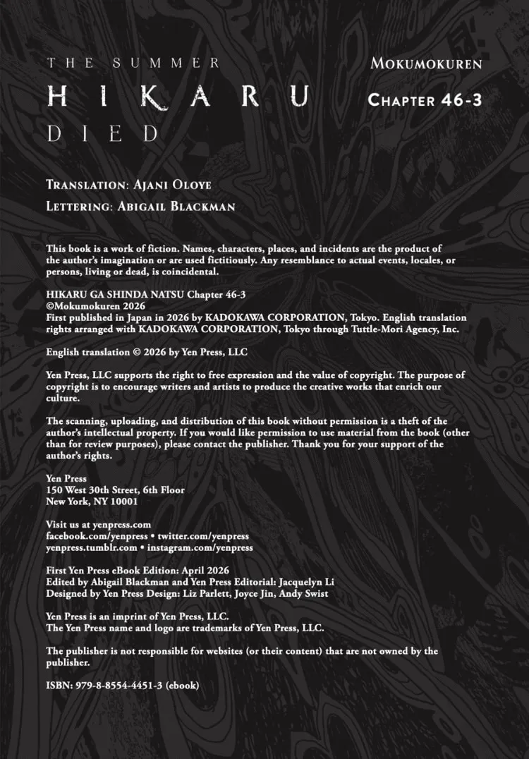 Read The Summer Hikaru Died EN Manga Online