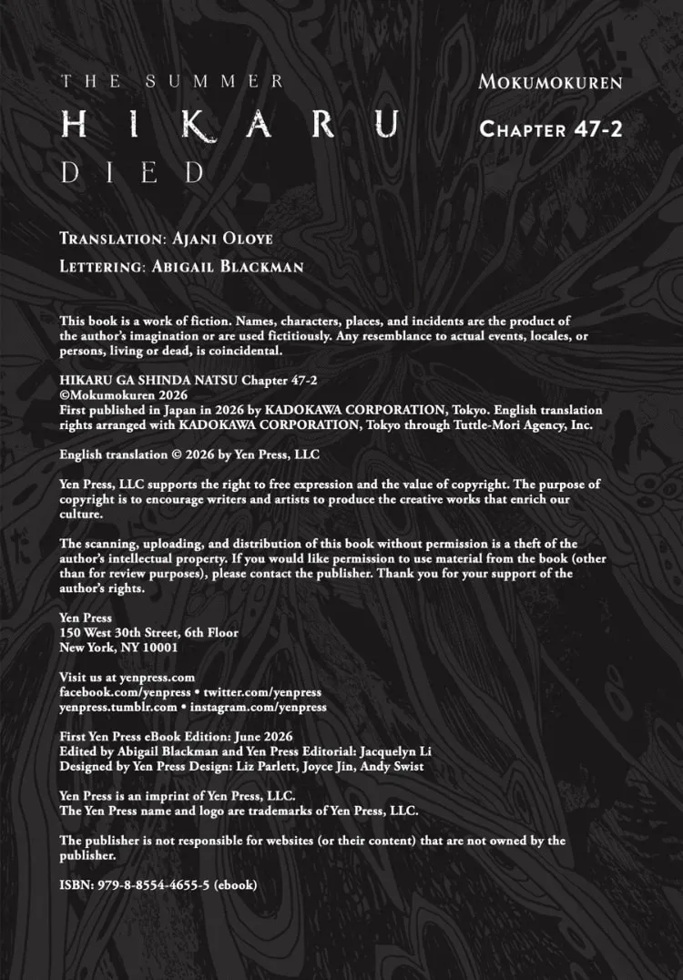 Read The Summer Hikaru Died EN Manga Online