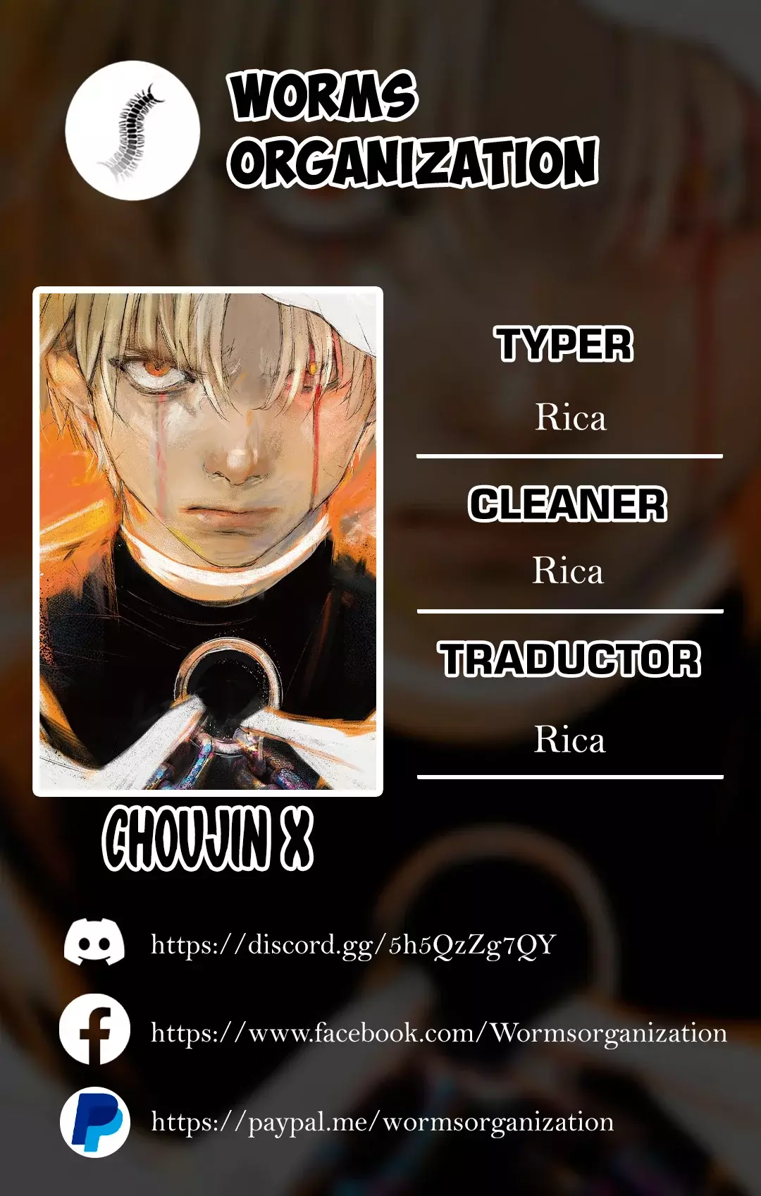 Read Choujin X ES Manga Online