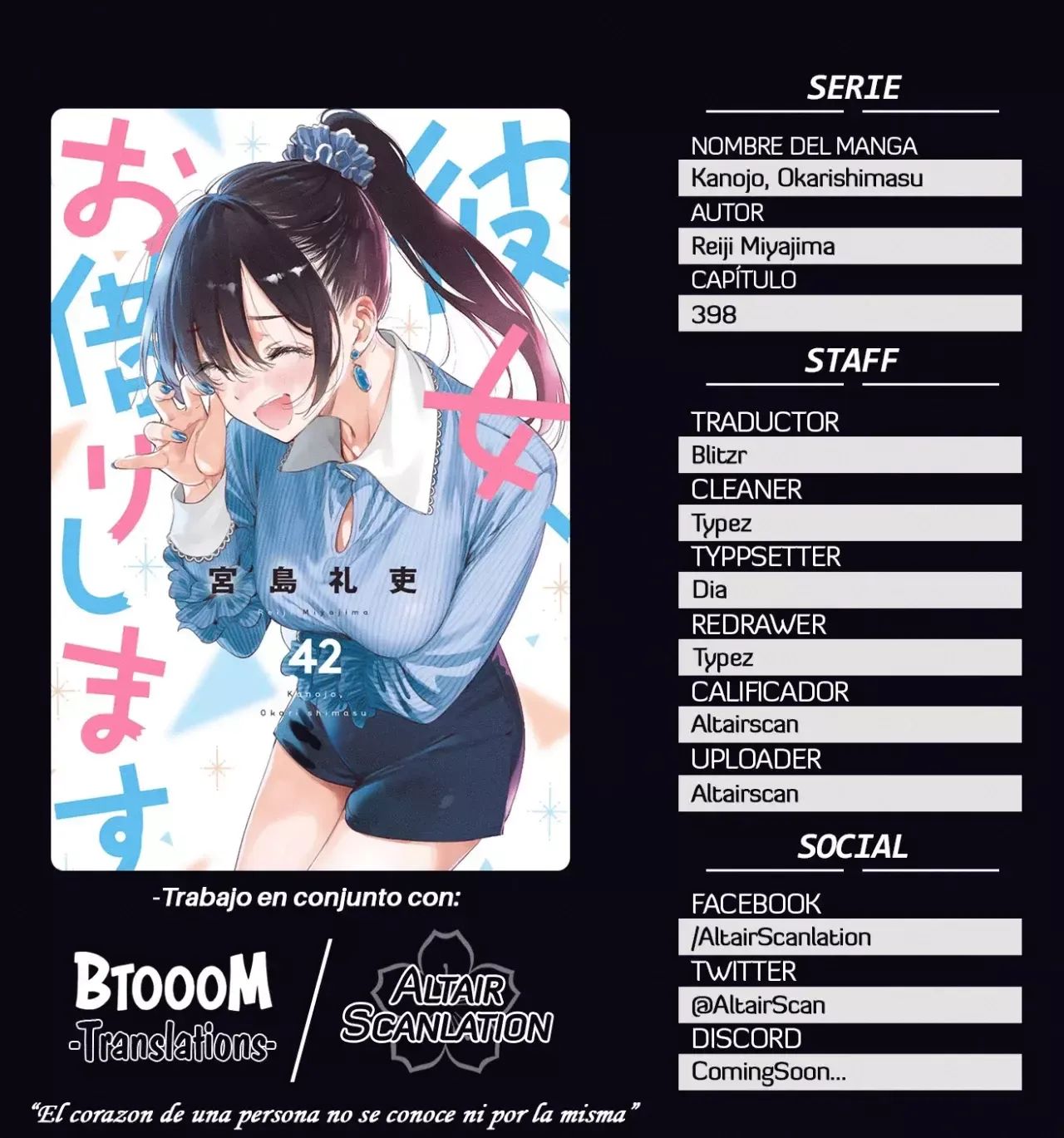 Read Kanojo, Okarishimasu ES Manga Online
